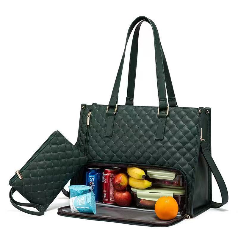 Everyday Tote with Cooler Compartment — detail view