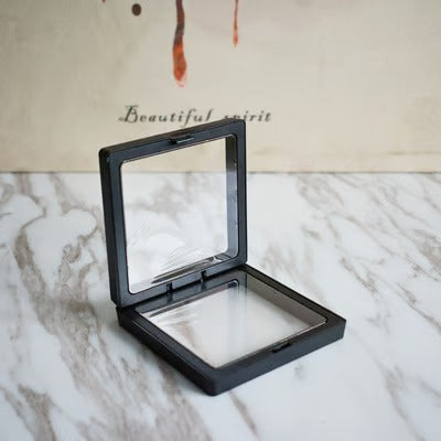 Floating Jewelry Display Case — detail view