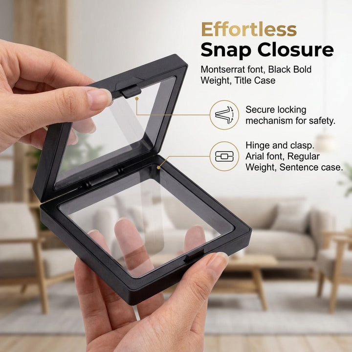 Floating Jewelry Display Case — additional product view