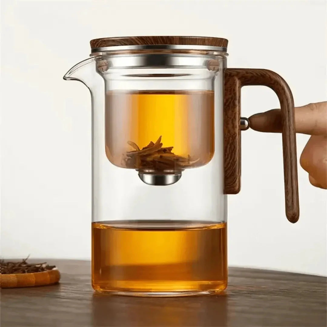 Glass Teapot with Infuser — product view