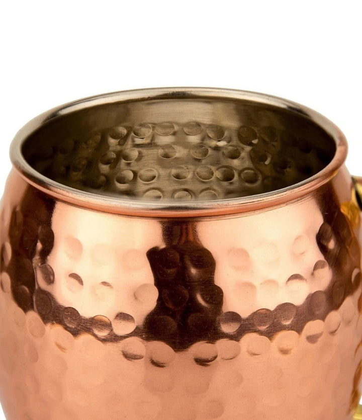 Hammered Finish Drinks Mugs — detail view