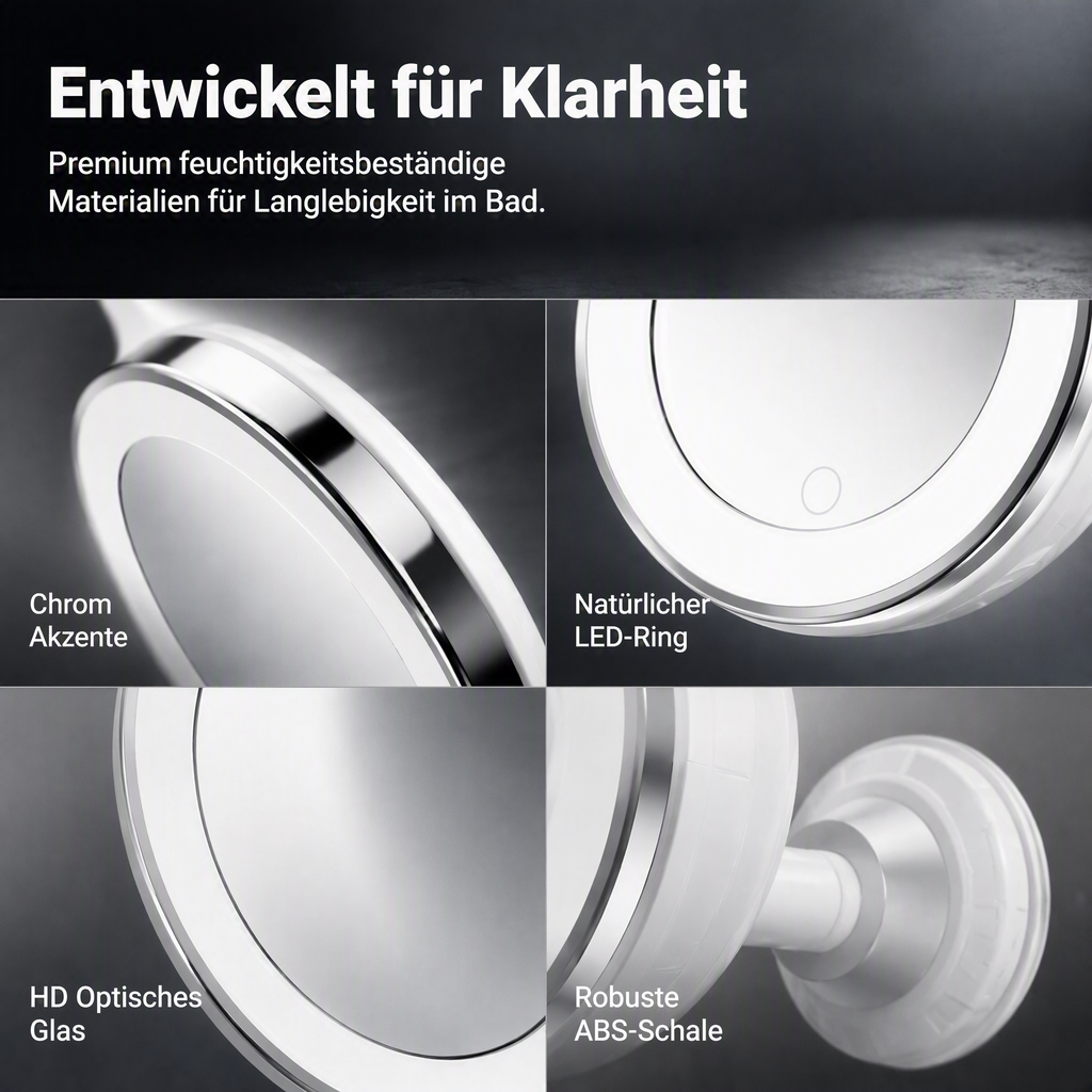 LED Magnifying Makeup Mirror — additional product view