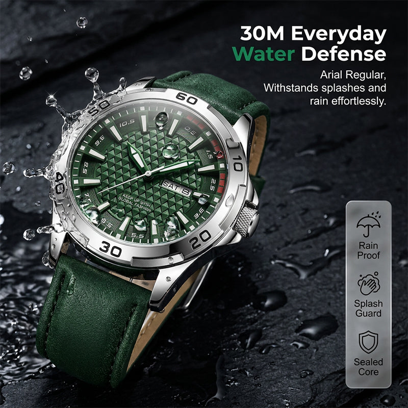 Luminous Quartz Sports Watch — product view