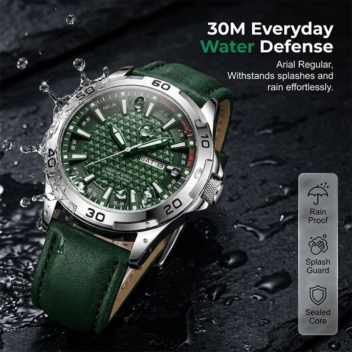 Luminous Quartz Sports Watch — product view