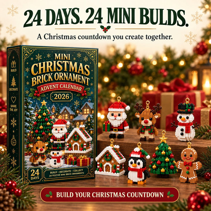 Mini Christmas Building Block Countdown — product view