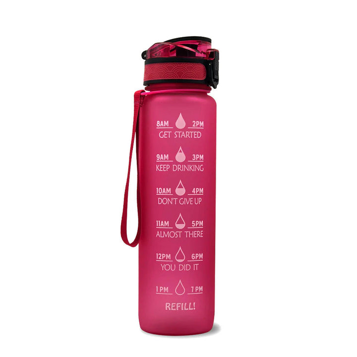 Motivational Water Bottle — detail view
