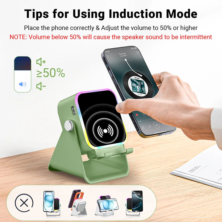 Phone Speaker Stand — detail view
