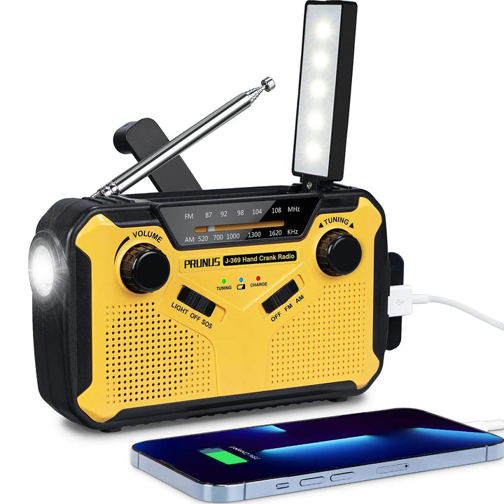 Portable Radio with Charging Functions — detail view