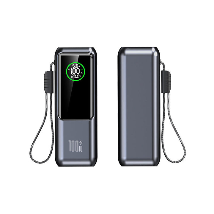 Power Bank with Built-In Cable — product view