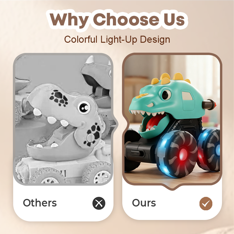 Press and Go Dinosaur Cars — product view