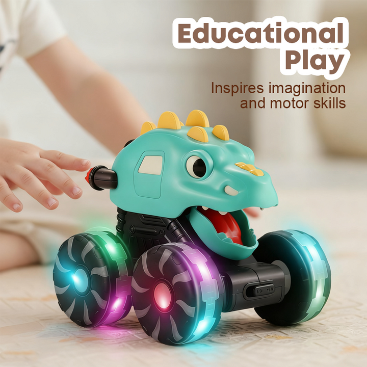Press and Go Dinosaur Cars — detail view