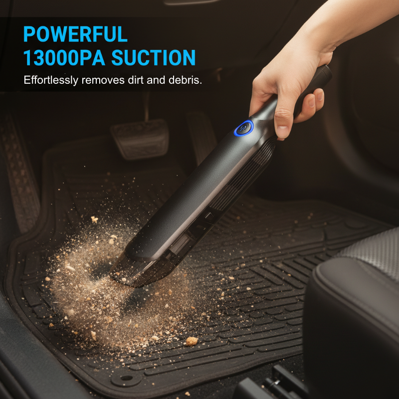 Rechargeable Handheld Vacuum — detail view