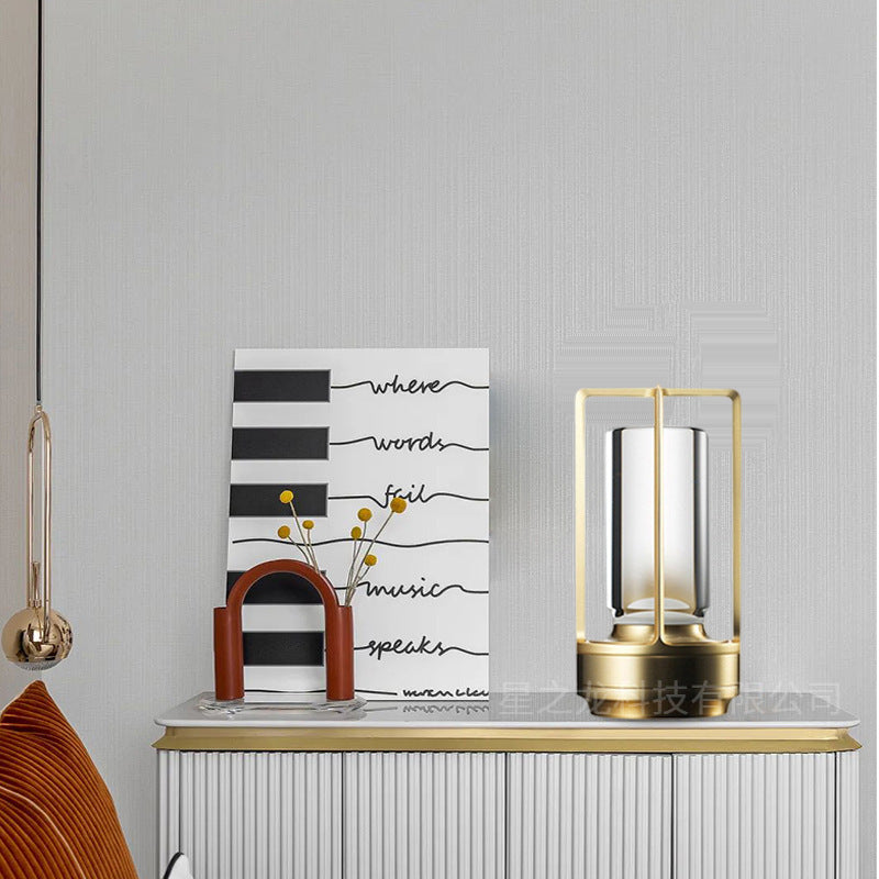 Retro LED Table Lamp — detail view
