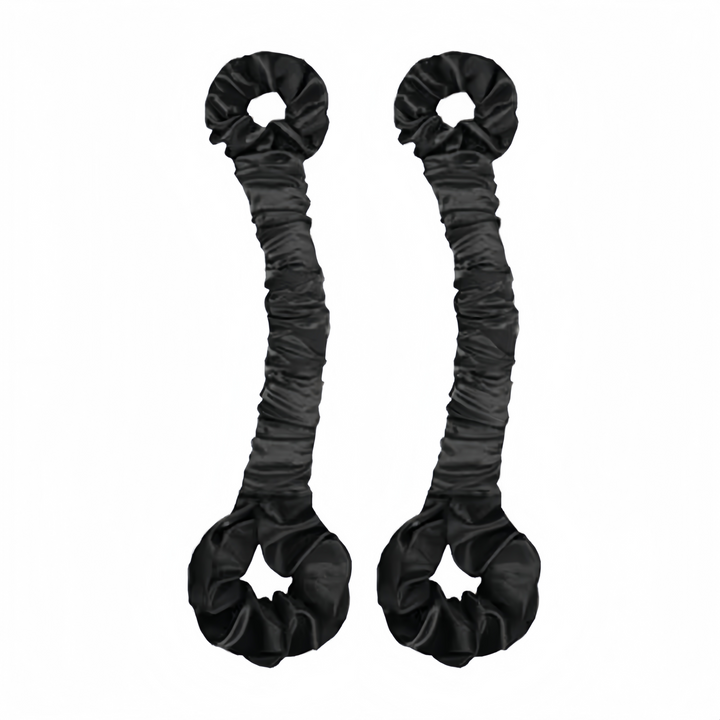 Satin Heatless Hair Curling Set — product view