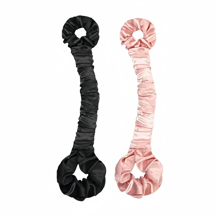 Satin Heatless Hair Curling Set — detail view