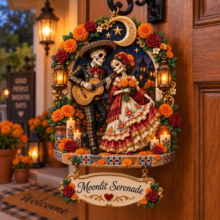 Skeleton Couple Hanging Keepsakes — additional product view