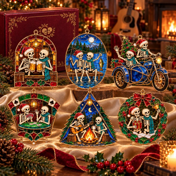 Skeleton Friend Ornament Set — product view