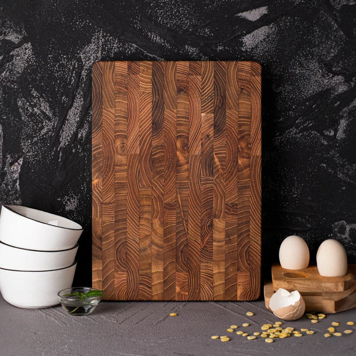 Solid Wood Preparation Board — detail view