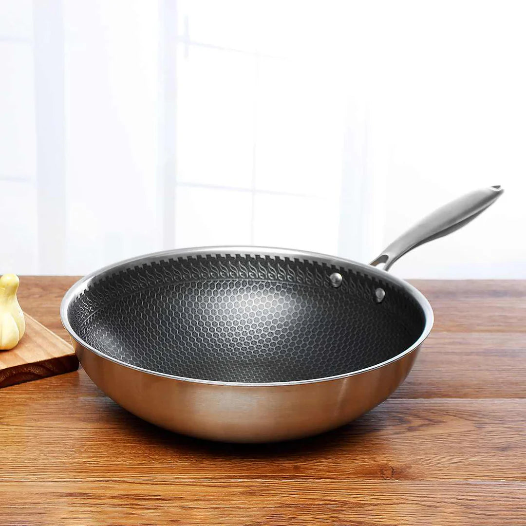 Stainless Steel Frying Pan — product view