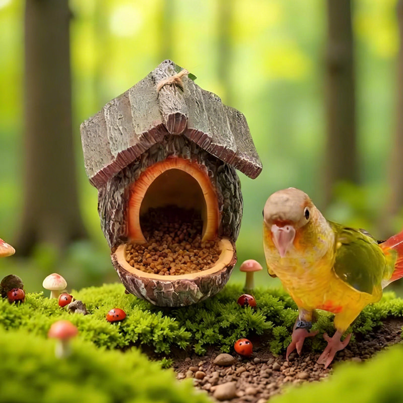 Tree-Stump Bird Feeder — product view