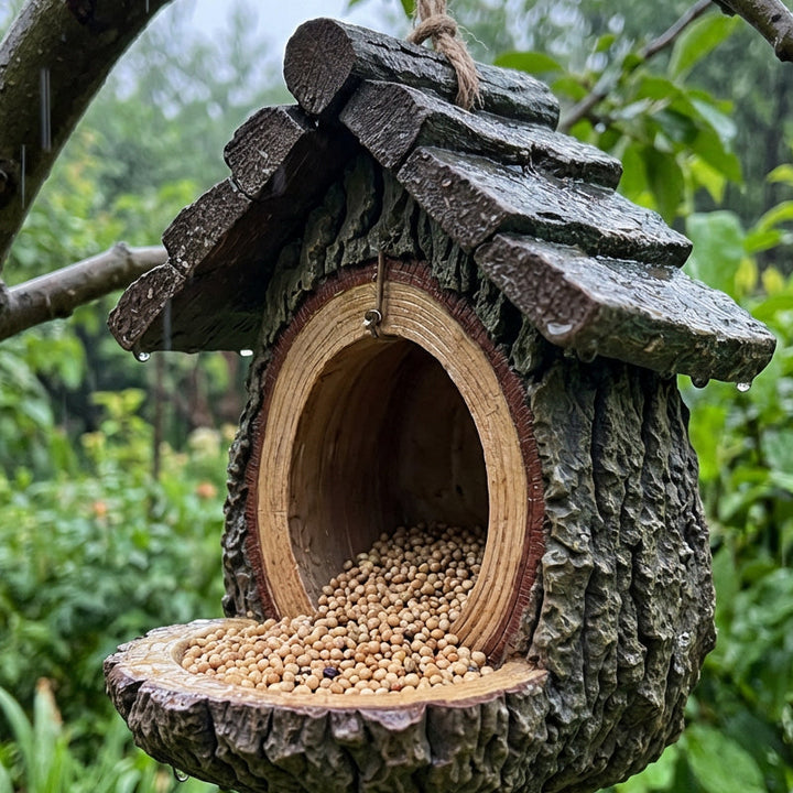 Tree-Stump Bird Feeder — additional product view