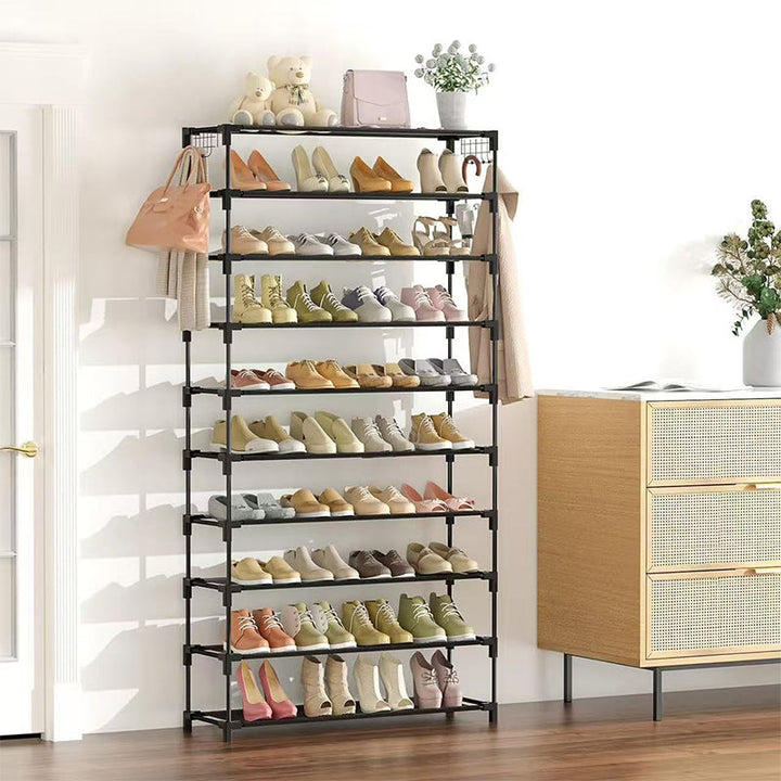 Vertical Shoe Storage Tower — detail view