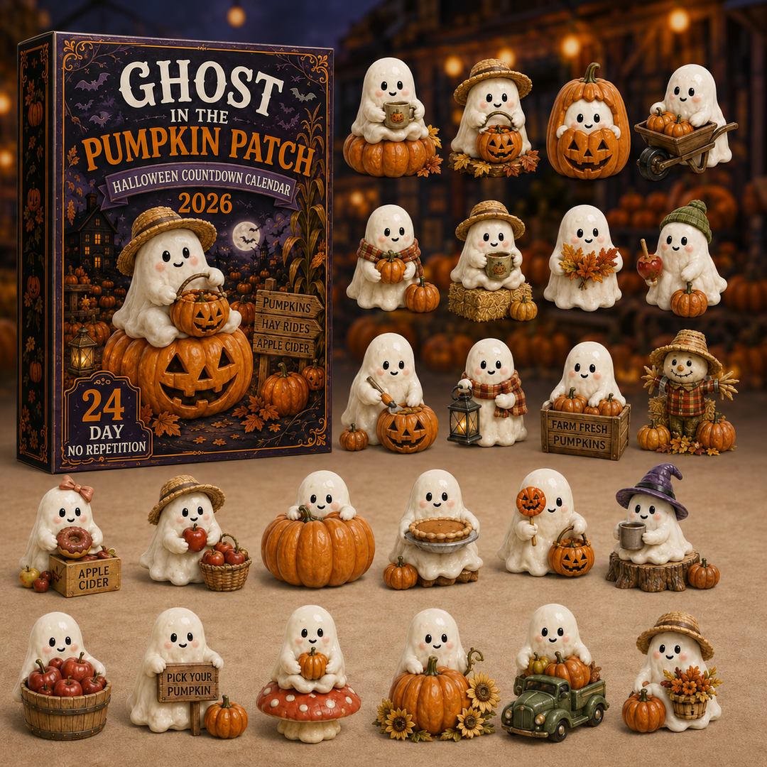 Pumpkin Patch Ghost Countdown Box — product photo