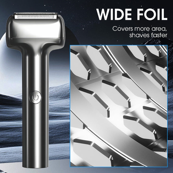 Rechargeable Foil Shaver — additional details and use