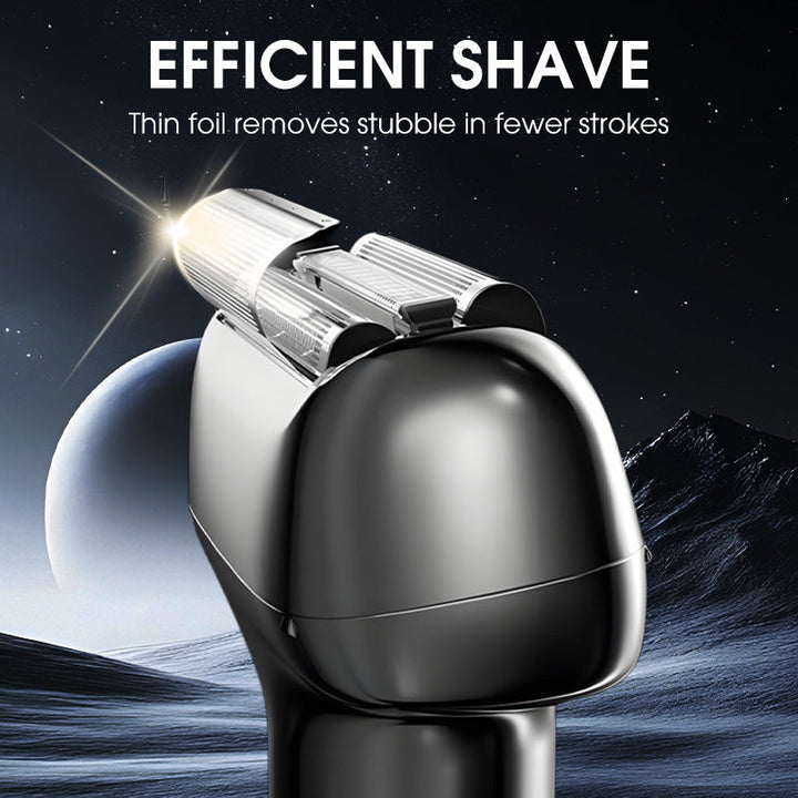 Rechargeable Foil Shaver — additional details and use