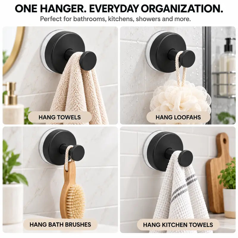 Removable Suction Hook Pair — additional details and use