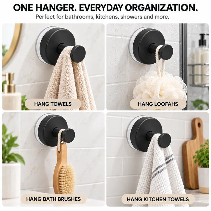 Removable Suction Hook Pair — additional details and use