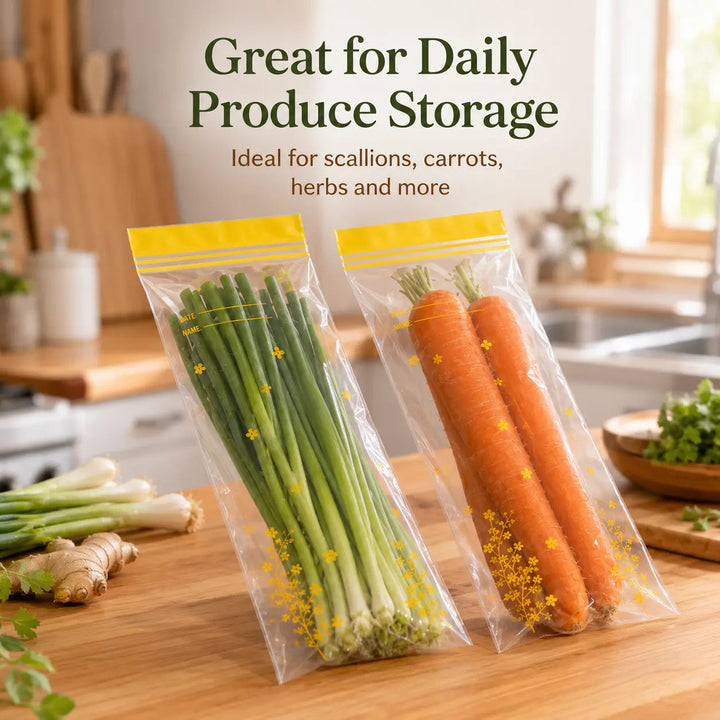 Reusable Double-Seal Storage Pouches — product photo