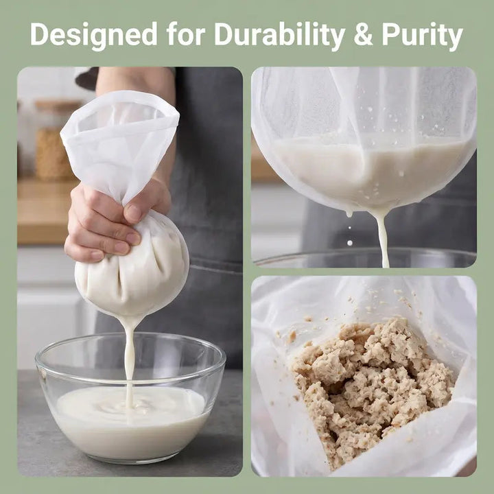 Reusable Nut Milk Straining Bags — additional product view