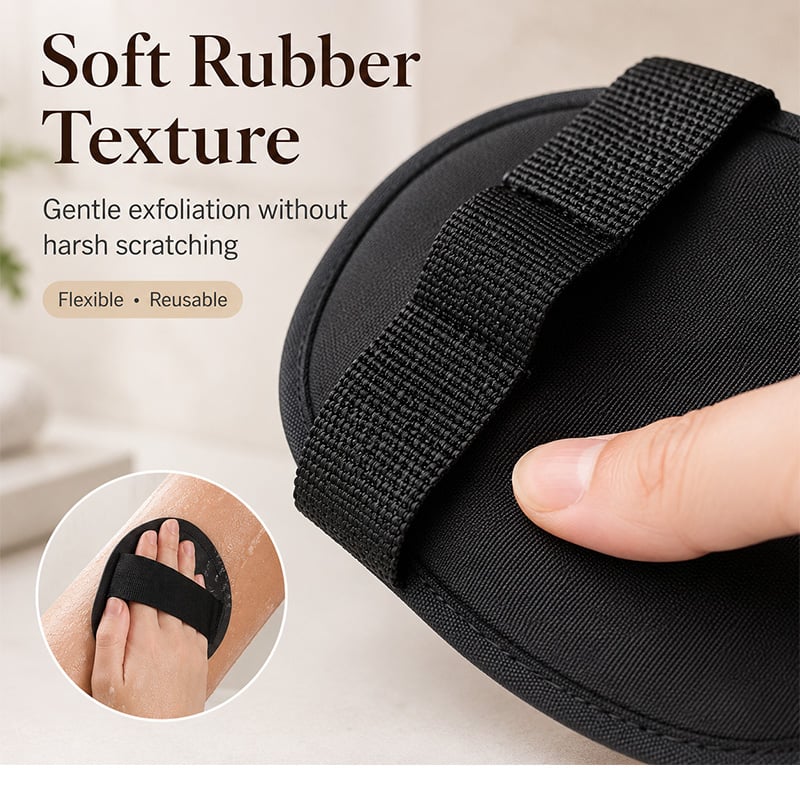 Shower Exfoliating Glove — additional details and use