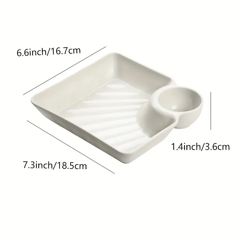 Snack Plates with Dip Bowls — additional product view