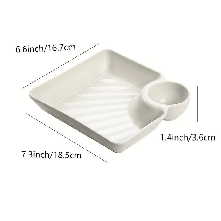 Snack Plates with Dip Bowls — additional product view