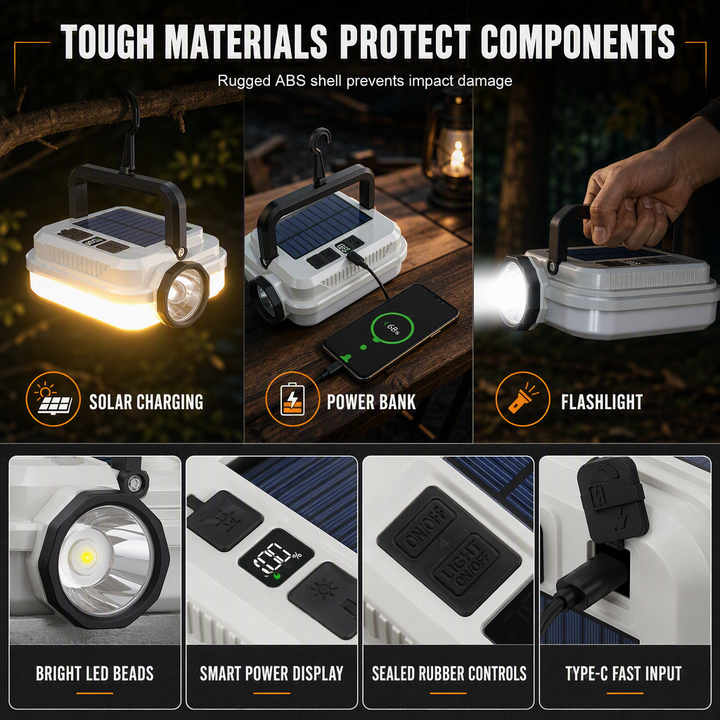 Solar Camping Lantern — additional details and use