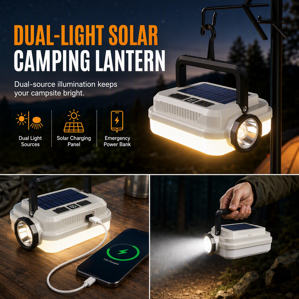 Solar Camping Lantern — product photo