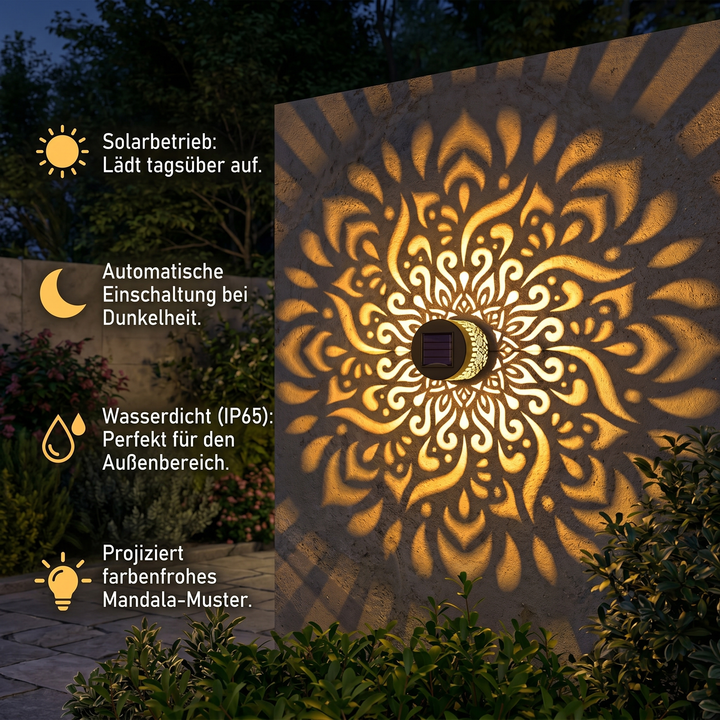 Solar Pattern Garden Lantern — additional details and use