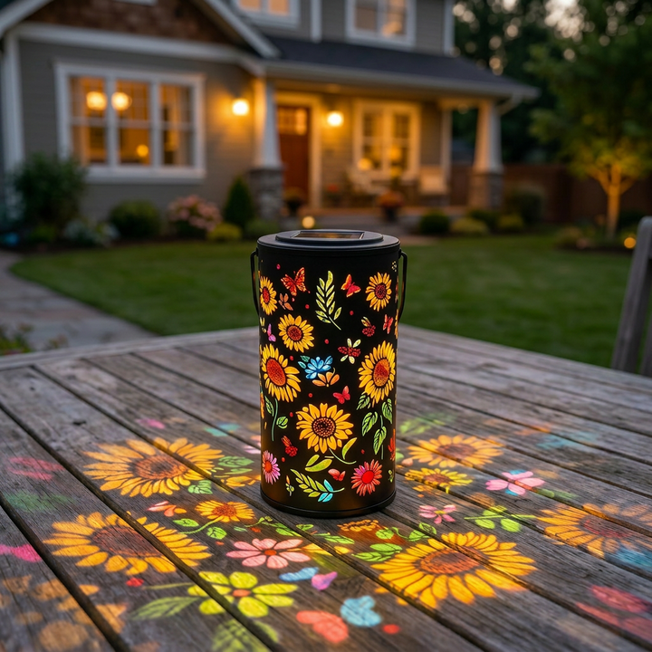Solar Sunflower Lantern — product photo