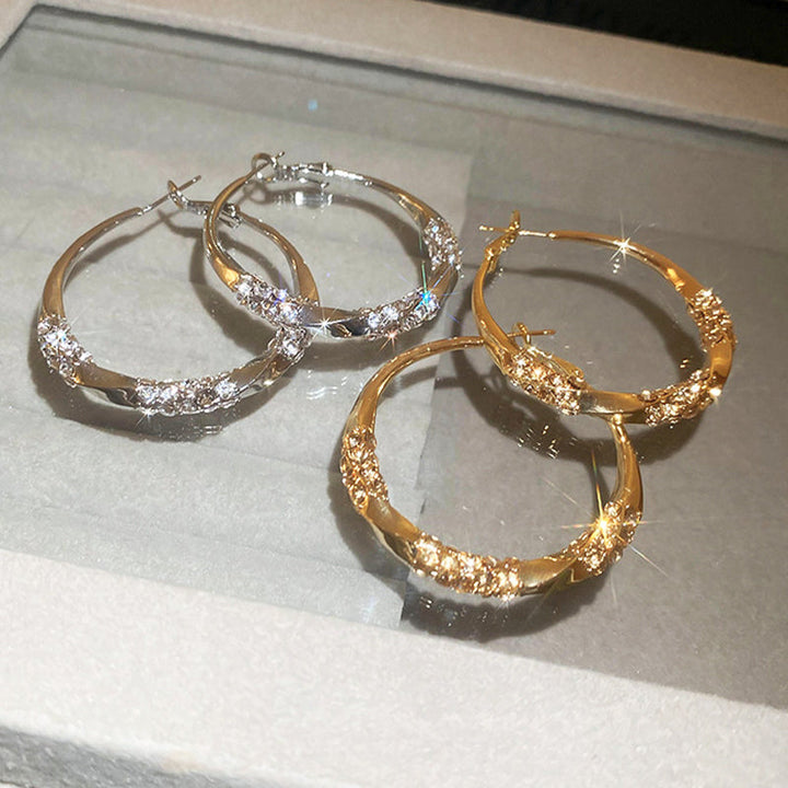 Sparkle Hoop Earrings — product photo