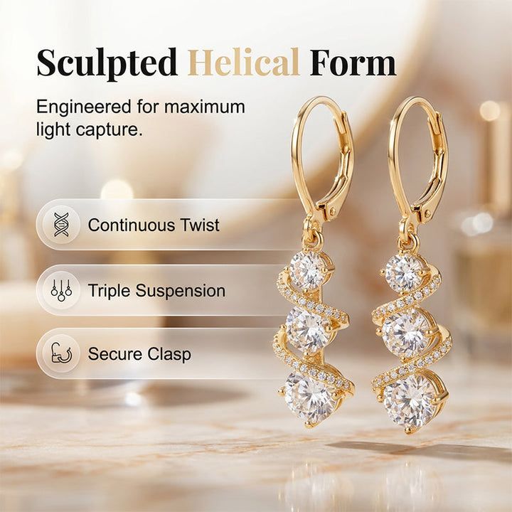 Spiral & Drop Earring Pair — additional details and use