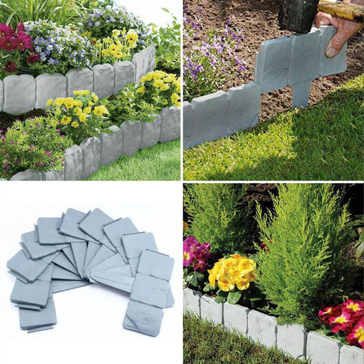 Stone-Style Garden Border — additional details and use