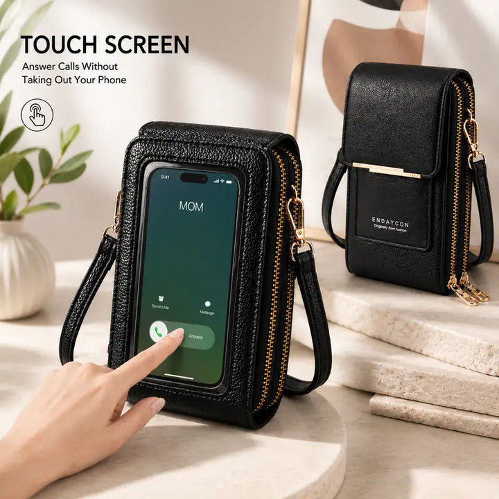 Touchscreen Phone Crossbody Pouch — product photo