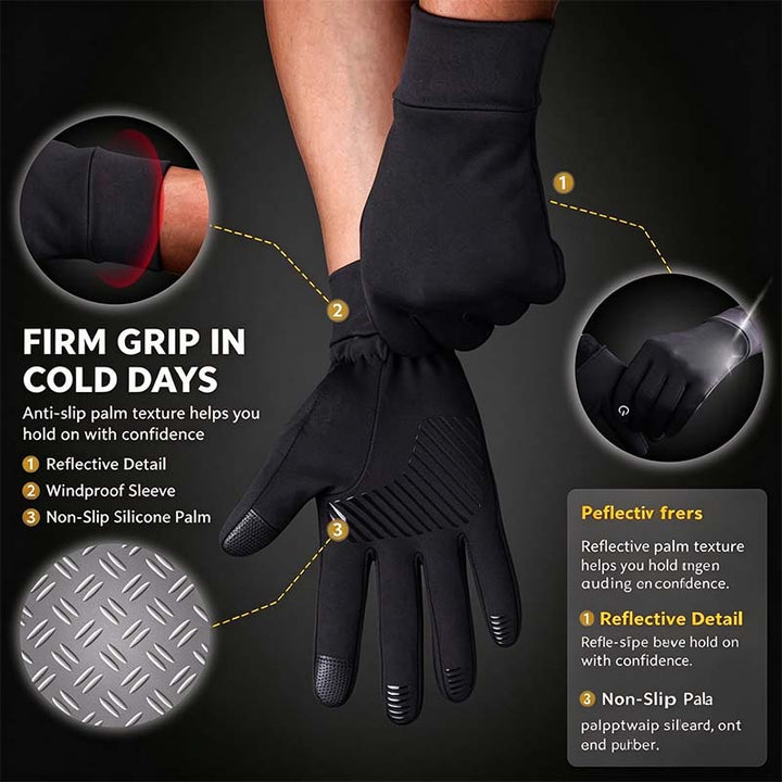 Touchscreen Winter Gloves — additional details and use