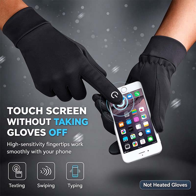 Touchscreen Winter Gloves — additional details and use