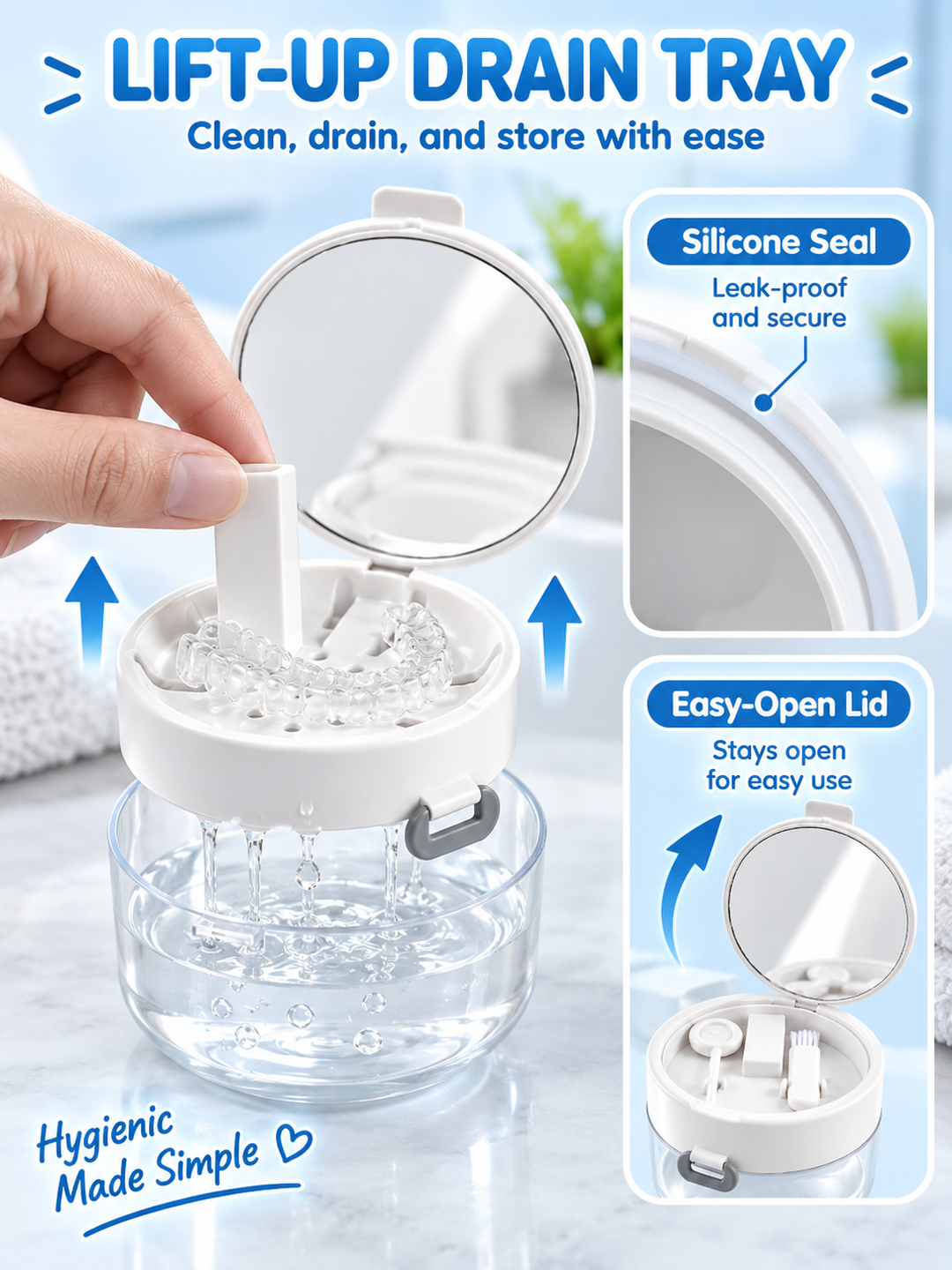 Travel Retainer Storage Case — additional details and use