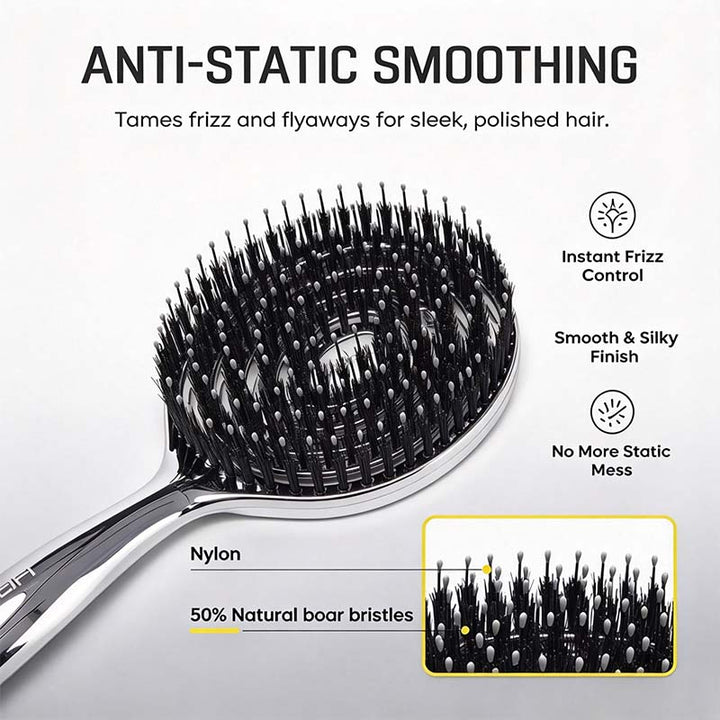 Vented Round Hair Brush — additional details and use