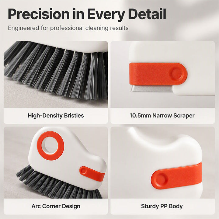 Window Track Brush & Scraper — additional details and use
