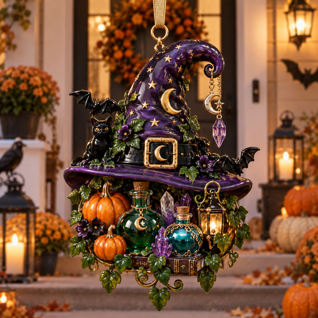 Witch Hat Hanging Ornament — additional product view
